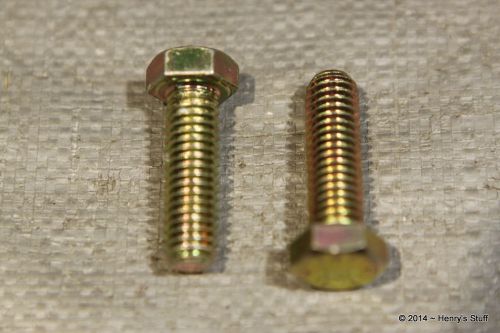 Plated Hex Bolts - Grade 8 - 3/8&#034; x 1 1/4&#034; NC - 21 Pounds - SKU1723