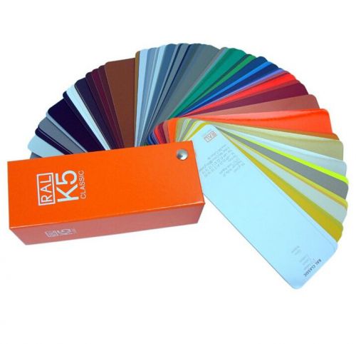RAL K5 213 Classic Color Swatch Fan Deck Gloss Guide Booklet Colours Chart