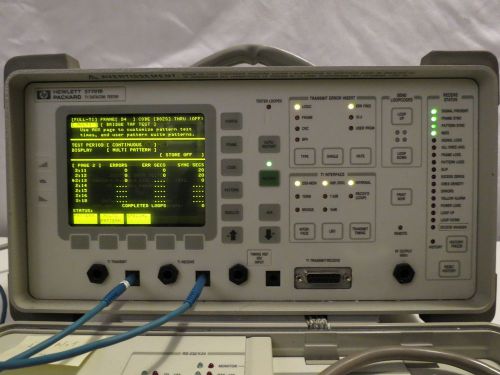 HP Agilent 37701B T1 Datacom Tester Bit Error Rate Testing