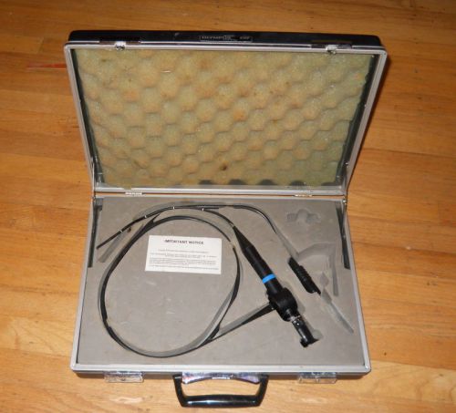 OLYMPUS ENF TYPE P2  RHINO- LARYNGO FIBERSCOPE PROBE &amp; CARRYING CASE