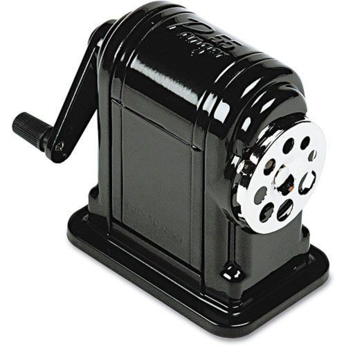 X-Acto Ranger 55 Table- or Wall-Mount Heavy-Duty Pencil Sharpener, Black, 1 U...