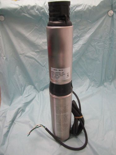 Sta-rite step 20 1/2 hp submersible pump (spray) mid suction step20 for sale