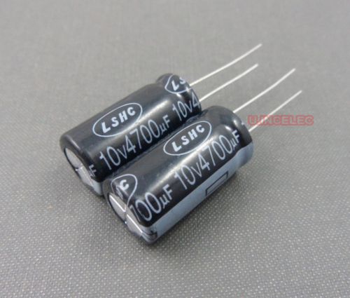 4700uF 10V Electrolytic Capacitor 105degC 2000hours Long life LS x12pcs