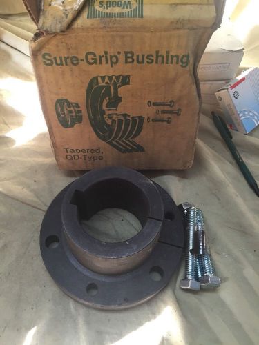 Woods tapered sure grip bushing 2-3/16&#034; qd-type for sale