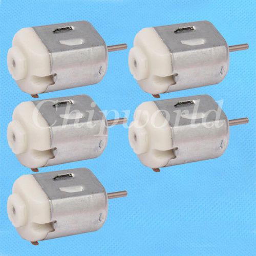 5pcs 1V-6V DC Hobby Motor Type 130 Micro Motor Toy Motor DC Motor