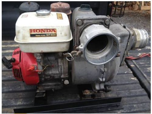 USED HONDA WT40X 4&#034; TRASH PUMP WATER PUMP