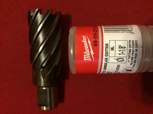 Milwaukee 49-59-2113 1-1/8 in. x 2 in. High Speed Steel Annular Cutter NEW