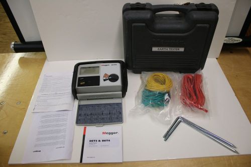 Megger DET3TD Digital Ground Earth Resistance Tester