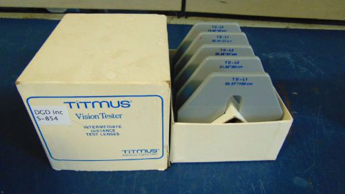 Titmus vision tester intermediate distance test lenses &#034;good condition&#034; s854 for sale