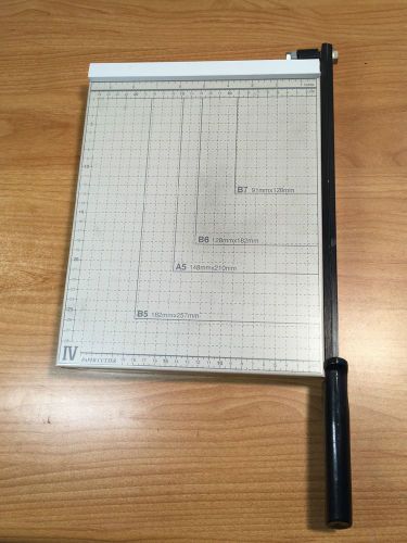 PAPER CUTTER 12 x 10&#034; inch METAL BASE TRIMMER Scrap booking Guillotine