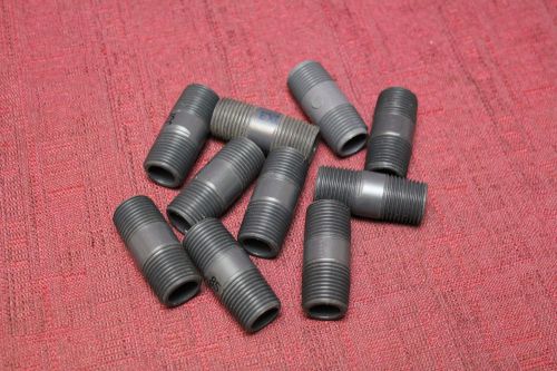 1/2&#034; x 2&#034; PVC Sch 80 Threaded Nipple 882-020 ( Lot of 10 ) New