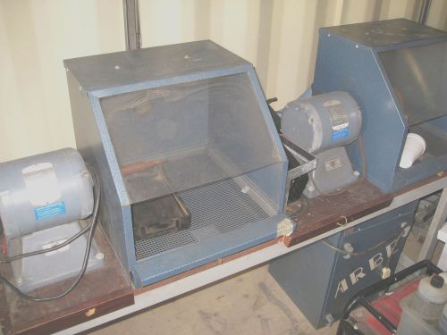 Arbe bench grinder dual motor &amp; vacuum system for sale