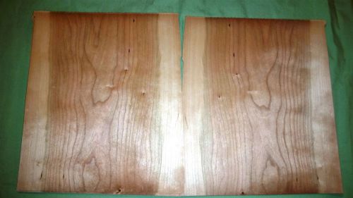 Cherry 12.5 x 10.75 wood Veneer  (#v1685)