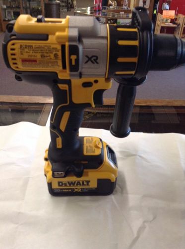 New DeWalt DCD995 20V Max XR Brushless  Battery 1/2 Hammer Drill 20 Volt Kg-c-en