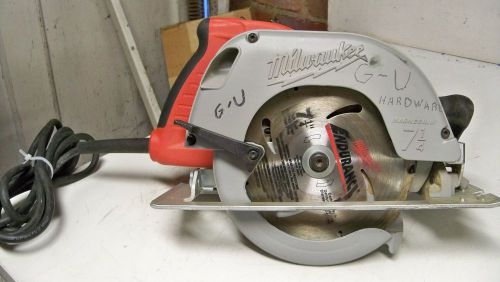 Milwaukee 6390-20 Heavy Duty 7 1/4&#034; Circular Saw w/ Tilt Lok Handle USED Tool