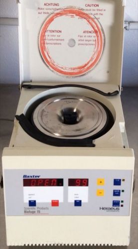 Baxter/Heraeus Instruments - Biofuge 15 Centrifuge