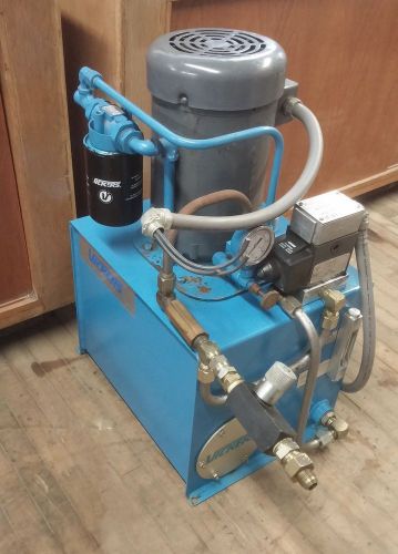 Vickers Hydraulic Power Unit - 5 Gal, 3000 PSI, 5HP Motor