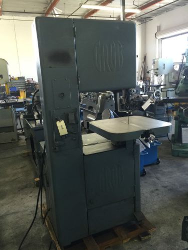 GROB 18&#034; VERTICAL BAND SAW