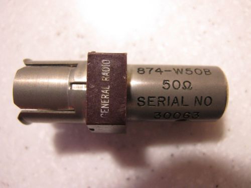 TEKTRONIX GENERAL RADIO GR874 W50B 50 OHM RESISTIVE TERMINATION