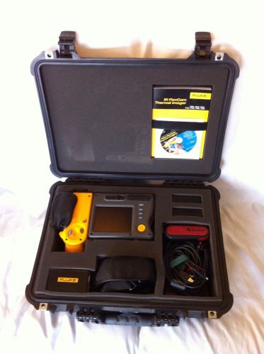 EXCELLENT CONDITION !! FLUKE TI45 FT IR INFARED CAMERA 3 LENSES 10,22,54 MM