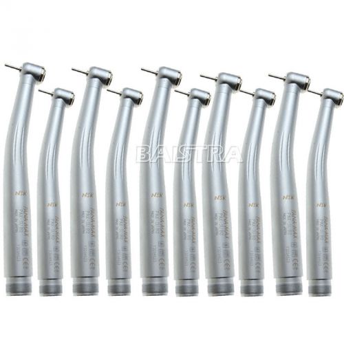 10Pcs NSK Style Dental Pana Max Push Button 3 way spray High speed handpiece 2-H