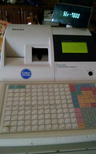 SAM4S SER-7000 Cash Register Turns On Only Telescope Display Works For Parts