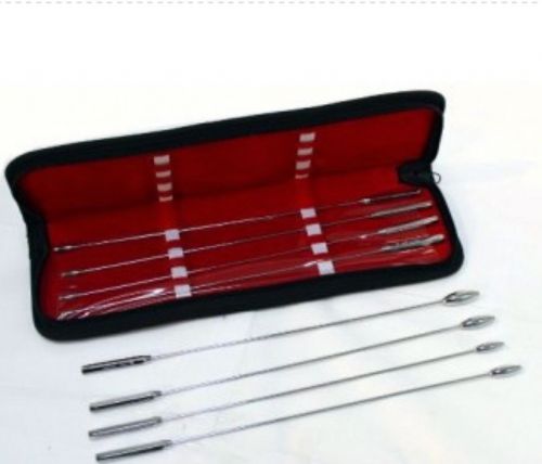 8 Pcs Bakes Rosebud Uterine Urethral Dilator With a Carrying Case