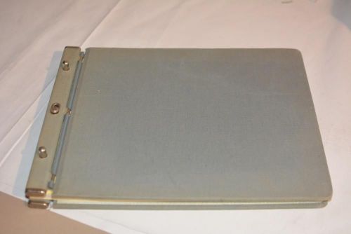 VTG Wilson Jones Cloth Post Binder #226-64 Accounting Ledger with Paper