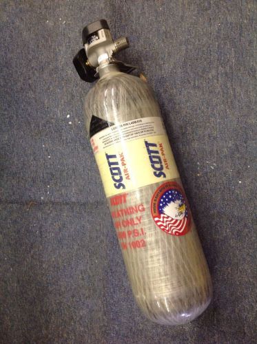 Scott 4500psi 30min Carbon SCBA Air Pak Bottle Cylinder Breathing Tank Mfr 2009