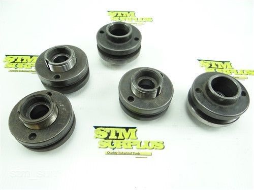 LOT OF 5 STANDARD TAPER GRINDING WHEEL HUBS 1-1/4&#034; BORE