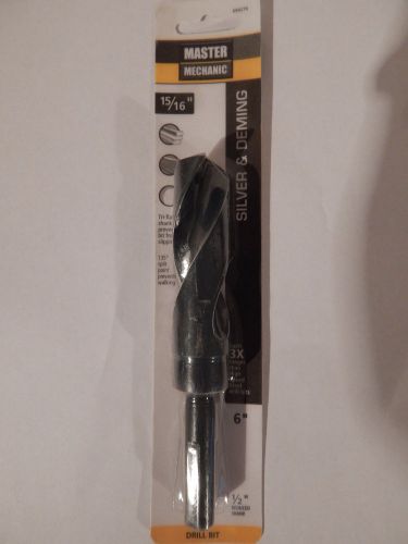 Master Mechanic15/16&#034; Silver &amp; Deming Drill Bit ( 6&#034; ) Brand new