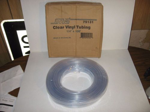 CLEAR VINYL TUBING 1/4&#034; X 100&#039; MARS MOTORS AND ARMATURES INC 79131