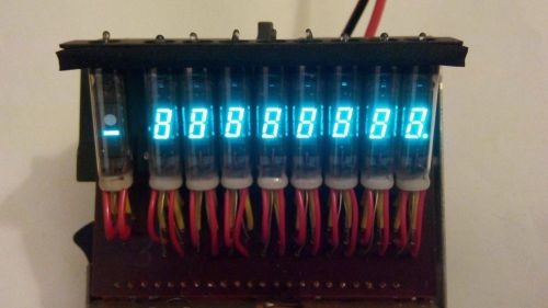 Vintage VFD Tube 8 + 1(Nixie Type Tube)Tested 100% Working!