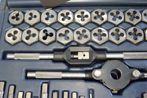 50 PIECE TAP &amp; DIE SET SEARS CRAFTSMAN US STD &amp; METRIC **FREE SHIPPING **  *Y