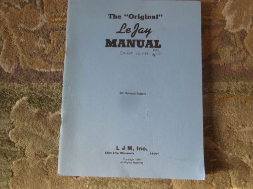 The original lejay manual -  sixth ed. - 1990 for sale