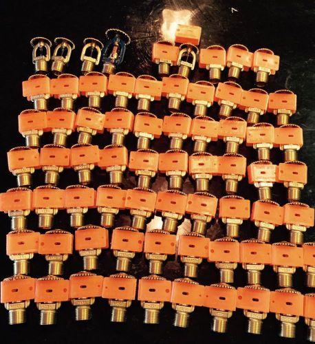 Rasco 165*F Fusible Link Bronze Upright Sprinkler?1/2NLOT OF 110 HEADS+ Test Dr