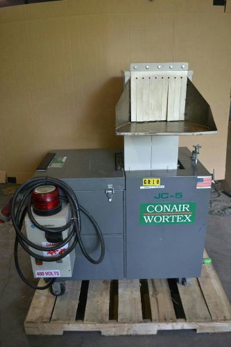 USED Conair Wortex JC-5 Granulator, 5HP Baldor Motor, 10&#034;x7.5&#034;, Plastic Shredder