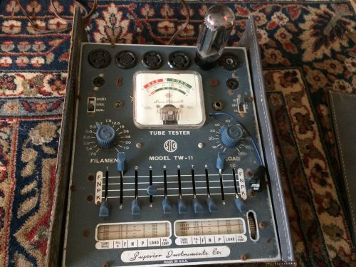 Vintage Superior Sico Tube Tester TW-11 WORKS Audio Hi-Fi Amplifier Stereo Radio