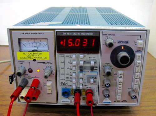 Tektronix DM501A Digital Multimeter PS501-2 Power Supply RG501 Ramp Generator