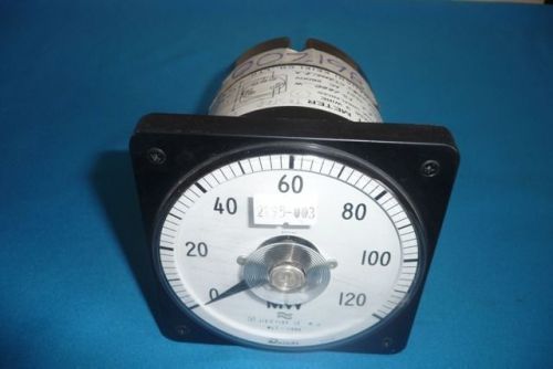 Yokogawa 2105 0-120 AC Watt Meter 3PH 3Wire U