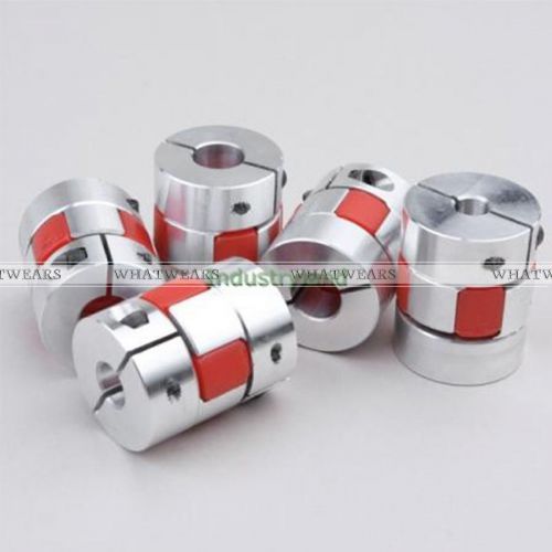 BF 6.35x 10mm CNC Flexible Plum Coupling Shaft Coupler D25L30 SY Aluminum SHO