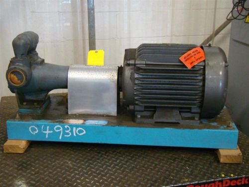 Smith-koch 7-1/2hp rotary gear pump 230/460v 3ph m227gt 10469081 ak4195d for sale