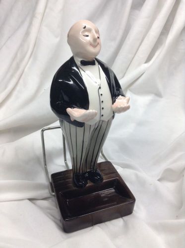 Vintage Butler Porcelain Business Card And Letter Holder