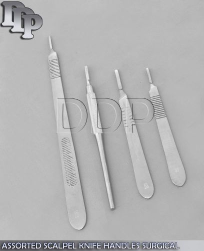 5 O.R GRADE ASSORTED SCALPEL KNIFE HANDLES SURGICAL VETERINARY INSTRUMENTS