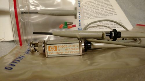 NEW HP 54003-61617 Probe Assembly 1M ohm / 9-14 pF Input  FREE SHIPPING