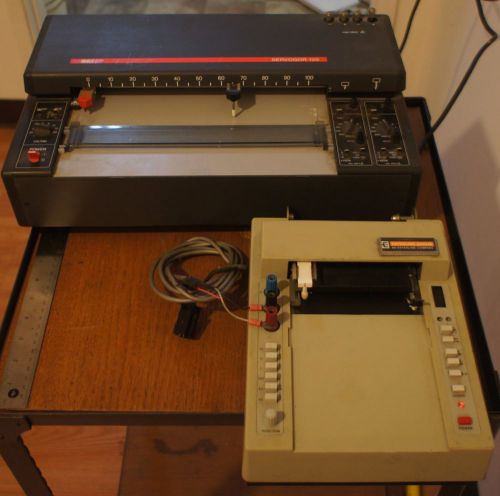 Two Strip Chart Recorders: Esterline Angus 822B15-1 &amp; NGI Servocor 120