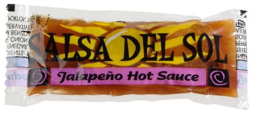 Salsa Del Sol Sauce Jalapeno Hot Sauce, 0.3125-Ounce Single Serve Packages (P...