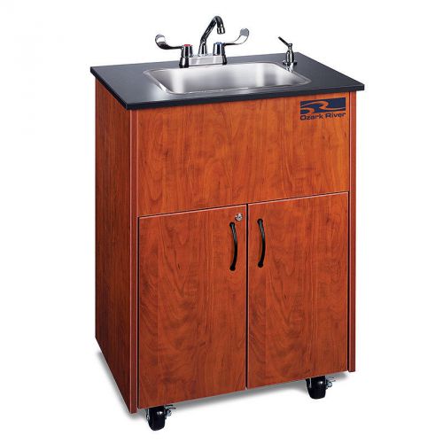 Ozark river premier 1d series cherry portable sink - adstm-lm-ss1dn for sale