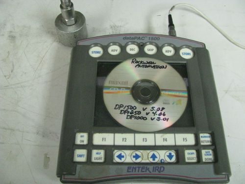 Entek IRD Datapac 1500 Machinery Health Vibration Analyzer FI38