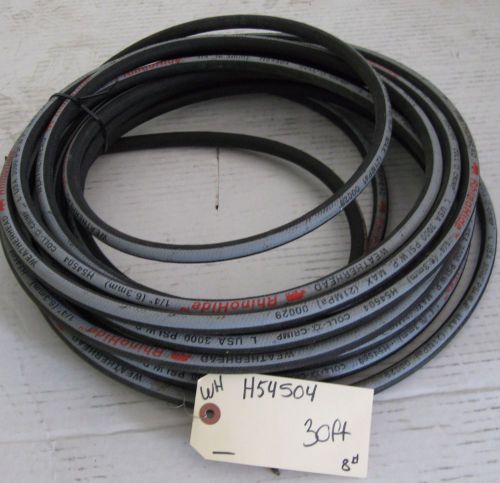 H54504 x 30&#039; Hydraulic Hose Rhino Hide abrasion cover  3000 psi